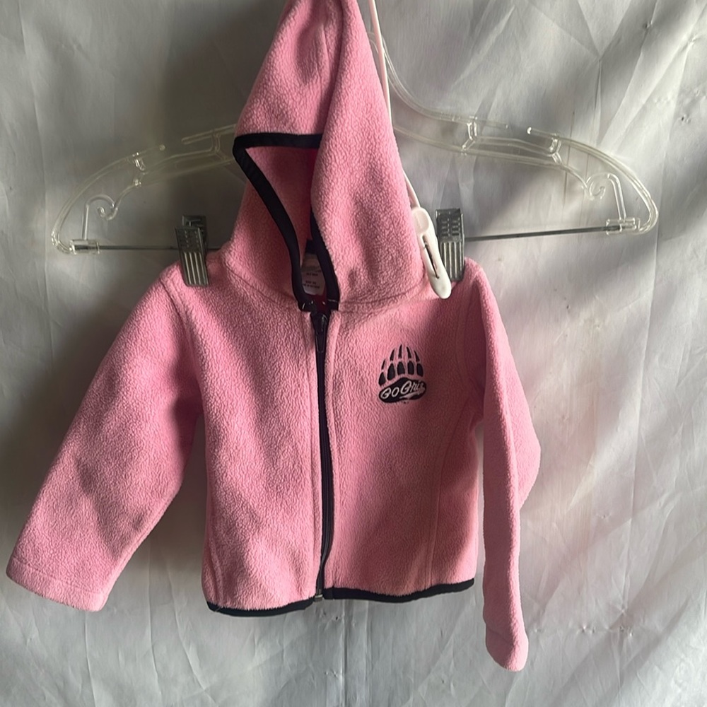 Montana Grizzlies Pink Baby Jacket sz 6 Months
